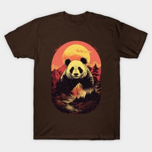 Sunset Panda T-Shirt